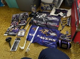 Baltimore Ravens LOt #`1 Flags, Programs, Cards, and Much More - $69.99