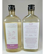 Bath Body Works Aromatherapy Sleep Rose Lavender Body Wash Foam Bath x2 NEW - £23.46 GBP