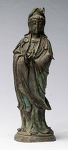 Antigüedad Chino Estilo Kwan Yin O Guanyin Estatua - 38cm/38.1cm - £1,868.40 GBP