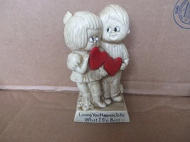 Vintage 1970&#39;s Wallace Berries Figure Loving You Happens To Be What I Do Best - £10.99 GBP