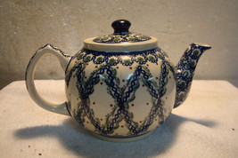 Polish Pottery  Boleslawiec Tea Pot - $27.99