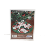NOS Vintage 80s National Yarn Crafts Latch Hook St Nick Christmas Tree S... - $81.17 CAD