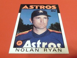 1986 Topps # 100 Nolan Ryan Astr Os Nm / Mint Or Better !! - £55.05 GBP