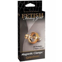 Fetish Fantasy Gold Magnetic Nipple Clamps Gold - £22.34 GBP
