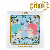 Little Twin Stars Feiler Chenille Handkerchief (Margaret) SANRIO Kiki La... - £57.15 GBP