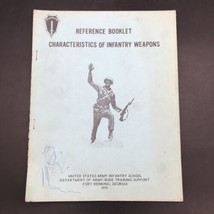 1975 Army Infantry School Reference Booklet Characteristics of Infantry ... - £14.54 GBP
