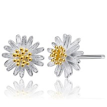 XIYASilver Color  Yellow Daisy Sweet Romantic Style Jewelry Sets For Girls Birth - £18.86 GBP