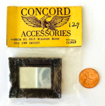 Concord Accessories Miniature Dollhouse Wall Mirror #2813 New in Package 1:12 - £13.65 GBP