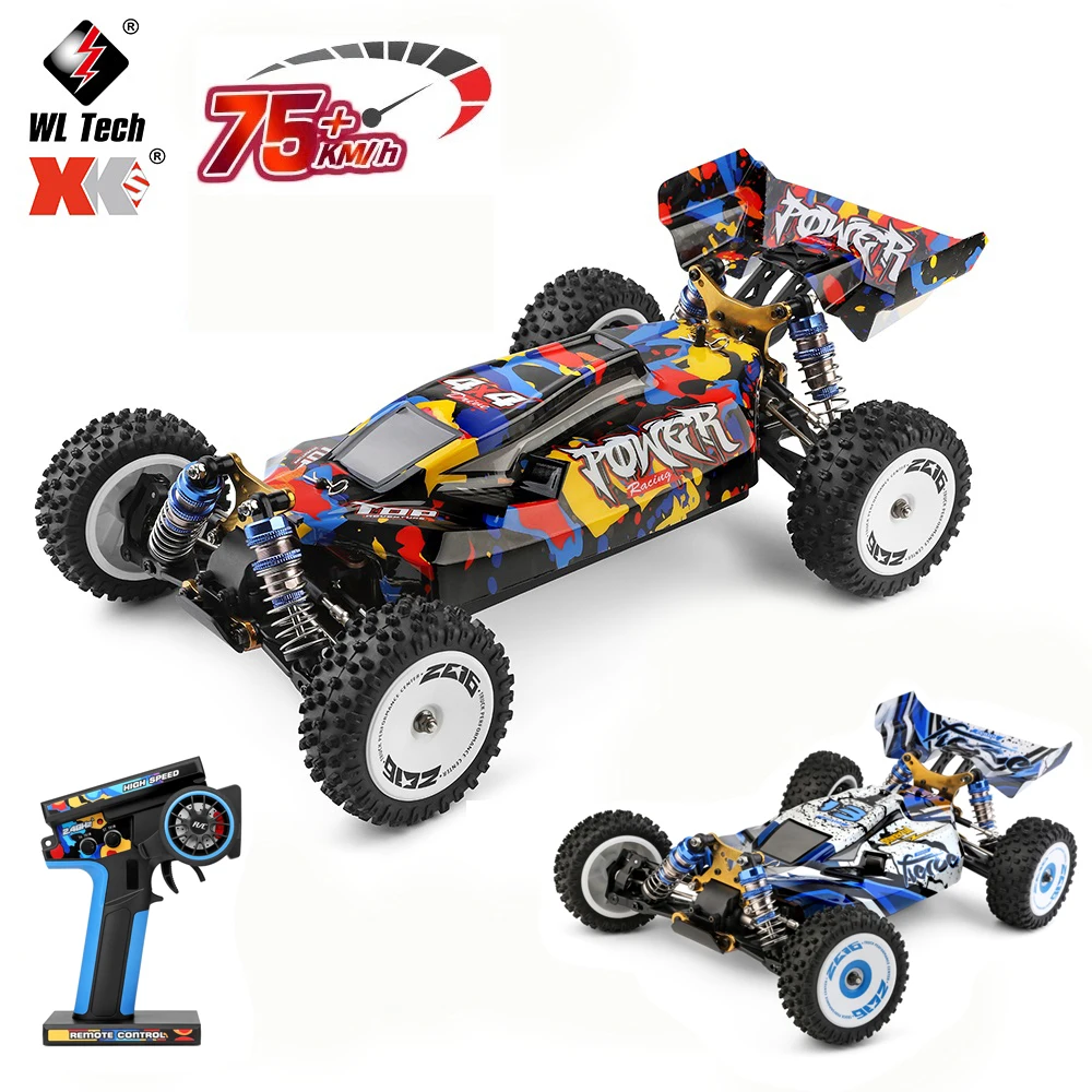 WLtoys 1:12 124007 124017 75KM/H 4WD Brushless Racing Car High Speed 2.4... - £173.65 GBP+