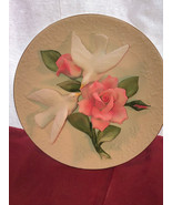 Capodiminte Doves And Roses Of Love Franklin Mint Plate 3970 Mint - $39.99