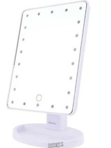 Vivitar 22-LED Lighted Vanity Mirror 6.5"Lx1"Dx9.5"H Easy On/Off Switch - £17.45 GBP