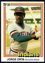 Cleveland Indians Jorge Orta 1981 Donruss #439 nr mt - $0.50