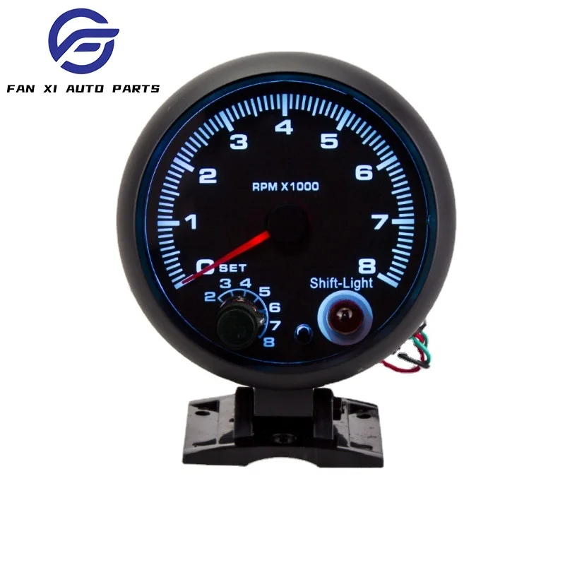 95mm Blue Light Digital Universal Auto Meter Tachometer RPM Tacho Gauge - £31.02 GBP