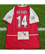Henry Printed Signed Arsenal 02/03 Home Shirt Jersey – COA - $105.59