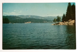 Shaver Lake Boating Highway 168 California CA UNP Columbia Postcard c1960s (b) - £4.78 GBP