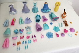 Disney Store Princess Mini Princesses Doll Clothes Outfits Rubber Soft Vinyl - £19.55 GBP