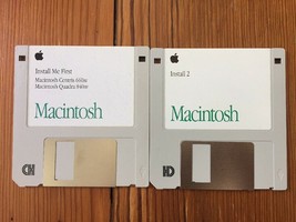 Vtg 1992 Mac Centris 660AV Quadra 840AV Macintosh Software Install Flopp... - $49.99