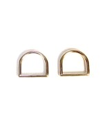 Dee Ring, 1&quot; Nickel Plated Brass, 2 Piece Set, Shipped From The USA! - $145.48 MXN