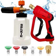 Selkie Foam Cannon With Pressure Washer Gun, Adjustable Cannon Foam, 4350Psi - £30.93 GBP