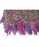 MUCROS Weavers Irish Wool Mohair Knit Scarf Made in Killarney Ireland Vi... - £25.59 GBP