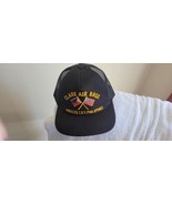 Clark Air Base in Angeles City Philippines on a new black mesh ball cap ... - £19.55 GBP
