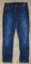 Womens Capris Jeans Joe&#39;s Dark Blue Stretch Denim Junior Girls-size 25 - £12.45 GBP