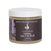 Soothing Touch Herbal Salt Scrub, Lavender, 20 Oz.