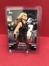 Becky Lynch 2018 Topps WWE Women&#39;s Division Royal Rumble Insert RR-2 - £1.98 GBP