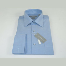Men's Dress Shirt Christopher Lena 100% Cotton Wrinkle Free C507Wd0f blue image 2