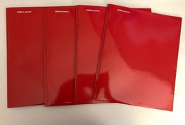 Office Depot 2-Pocket Folders with fasteners-4 counts Glossy Bright Red-... - $19.68