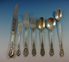 Rose Point by Wallace Sterling Silver Flatware Set For 8 Service 59 Pieces - £2,565.98 GBP