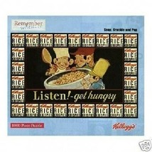 PRESSMAN SNAP CRACKLE POP 1000 PC PUZZLE NEW IN BOX REMEMBER WHEN - $11.30