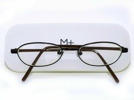 M+ Mod Eyeglasses Mod 1082 Black &amp; Brown Oval Frame 49[]17 135 Case Smal... - $19.99