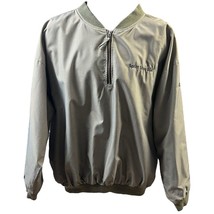 Velocity Pullover Quarter Zip Moss Green Sprint Sites USA Vintage Pocket XL - $23.74