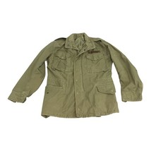 Vintage US Army M-65 Field Jacket OG-107 Cold Weather Military Coat Green M65 image 8
