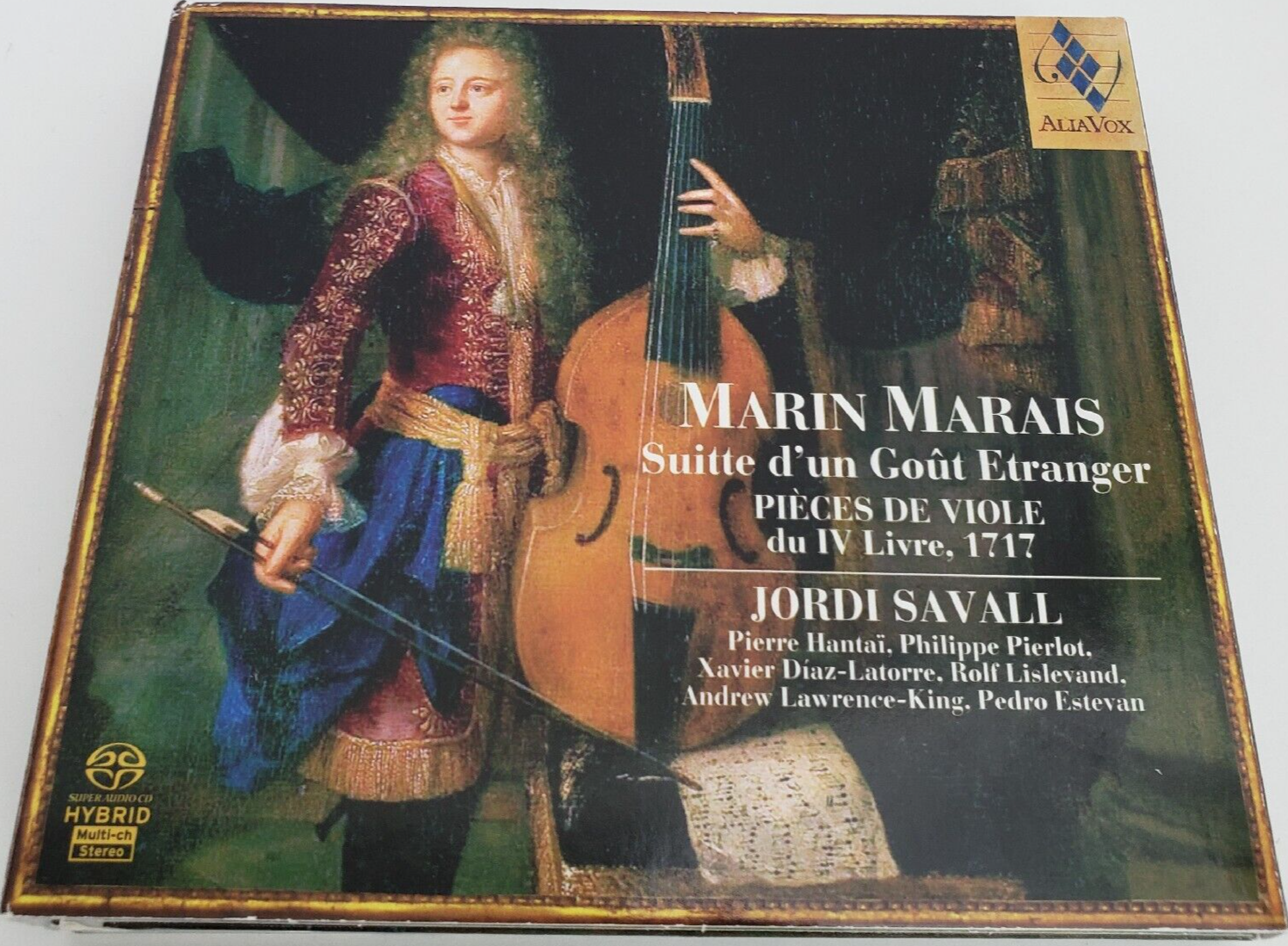 Primary image for Marin Marais: Suitte d'un Gout Etranger Pieces de Viole due IV Livre 1717 CD