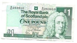 The Royal Bank of Scotland 1 Pound Sterling Paper Note-#283810-G.R.Mathewson - £20.70 GBP