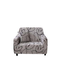 Anyhouz 1 Seater Sofa Cover Light Gray Style and Protection For Living Room Sofa - £31.08 GBP