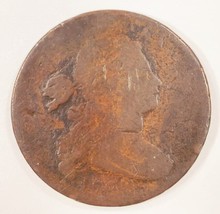 1798 1C Large Cent in About Good Condition, Weak but Readable Date, Brown Color - £63.49 GBP