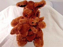 Kohls Plush Mama Mother Kangaroo And Baby Joey Stuffed Animal Toy - £6.23 GBP