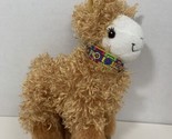 ABC Bakers plush brown tan llama alpaca Girl Scouts 9&quot; 2016 2017 stuffed... - £6.25 GBP
