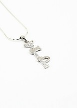 Sigma Gamma Rho Sorority Sterling Silver Necklace Divine 9 Sorority Necklace  - $44.10