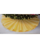 NEW 48&quot; Gold Shimmer Christmas Tree Skirt Ballerina  NWT - FREE SHIPPING - $22.72