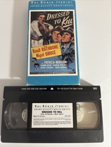Dressed To Kill (VHS, 1946,1985) Hal Roach Studios Basil Rathbone Sherlock - £7.41 GBP