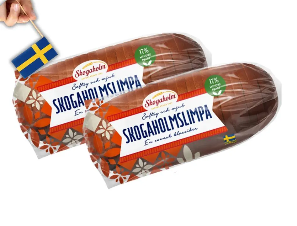 2 Pcs Skogaholm Skogaholmslimpa 775g 27.3oz Swedish bread, bröd, swedish... - $27.50