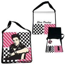 Elvis Presley - Recycled Messenger Tote Bag - £12.69 GBP