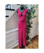 Bar III Romper Women&#39;s XL Pink Sleeveless Twist Front Keyhole Rayon Spandex - $48.48 CAD