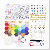 6700 Pcs Clay Bead Bracelet Making Kit - Create Beautiful Friendship Bracelets w - $54.44