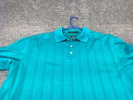 TIger Woods Polo Shirt Mens XL NIKE Dri-Fit Collection Cotton Poly Golf - £12.65 GBP