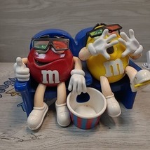 M&amp;M&#39;s At the Movies 3D Candy Dispenser Toy Yellow Red Vintage 1996 - $10.00